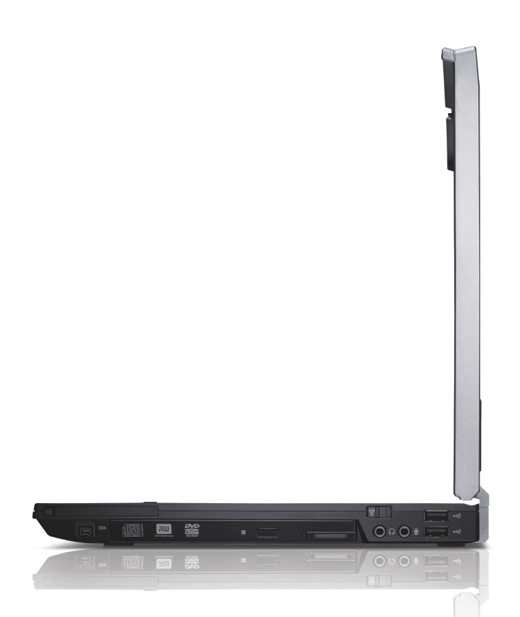 Starke Einfassung des Displays am E6410 ATG